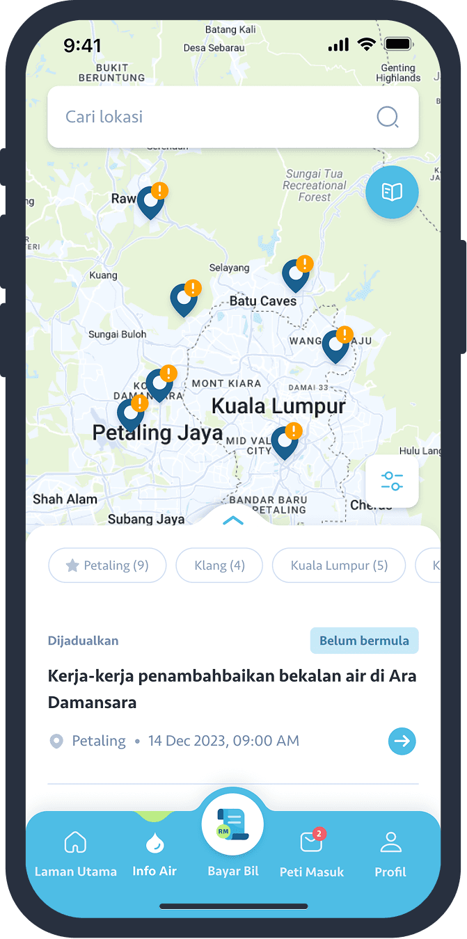 Laman Rjc Explore the new Air Selangor 2.0 app and website | Air Selangor